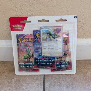 Pokémon Trading Card Game Scarlet Temporal Forces 3 Booster Pack Cyclizar Foil